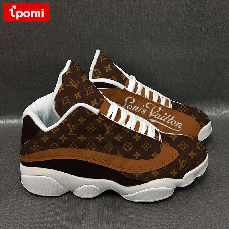 Louis vuitton white browns Air Jordan 13 Shoes Full Size Sneakers Gifts For Men Women For Fans