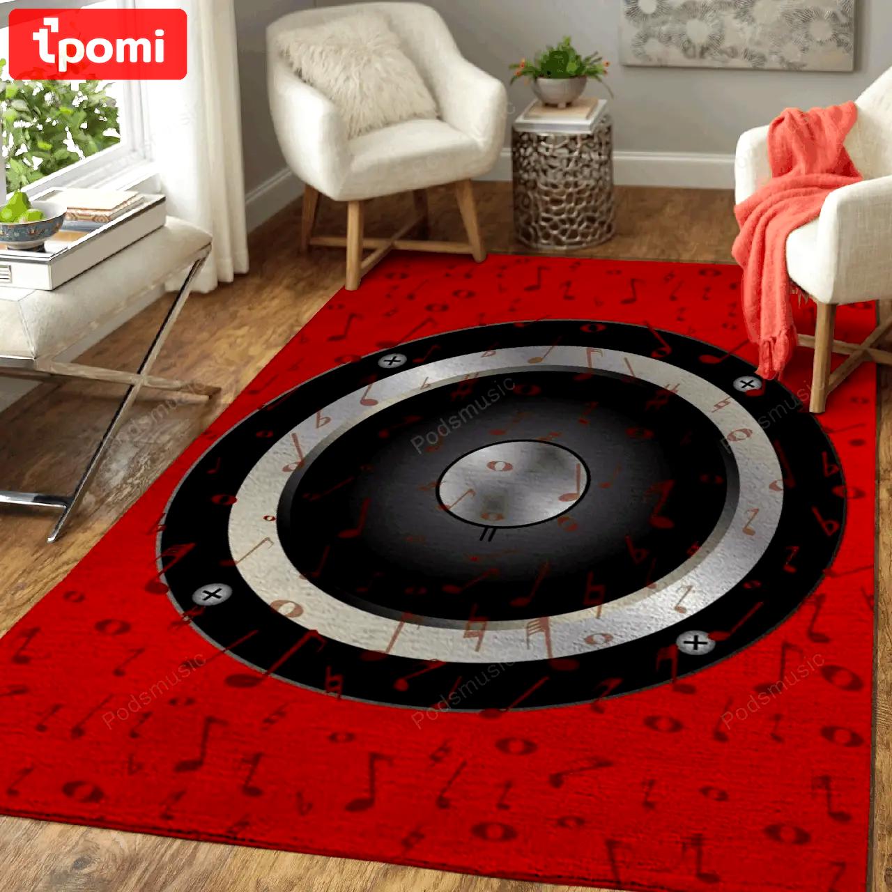 Love music musical art for fans area rug living room carpet rug regtangle carpet floor decor home decor Rectangle Rug