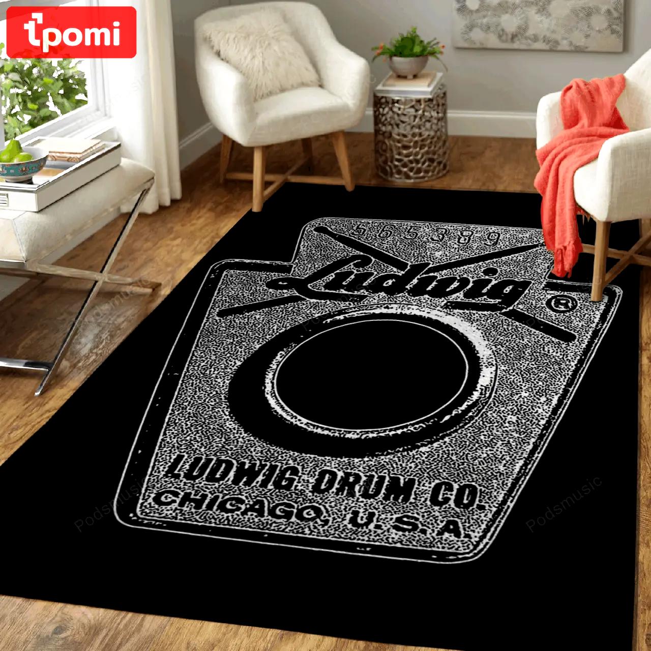 Ludwig snare drums drums music art for fans area rug living room carpet rug regtangle carpet floor decor home decor Rectangle Rug