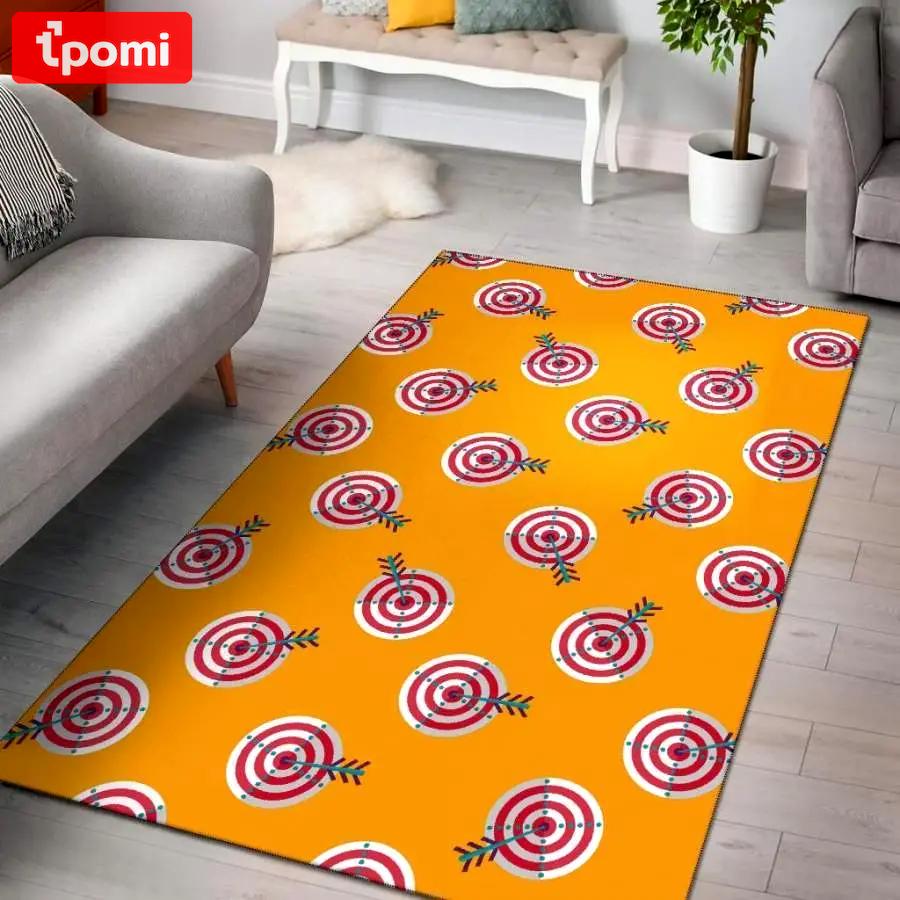 Lumberjack blue pattern print area rug living room rug home decor Rectangle Rug