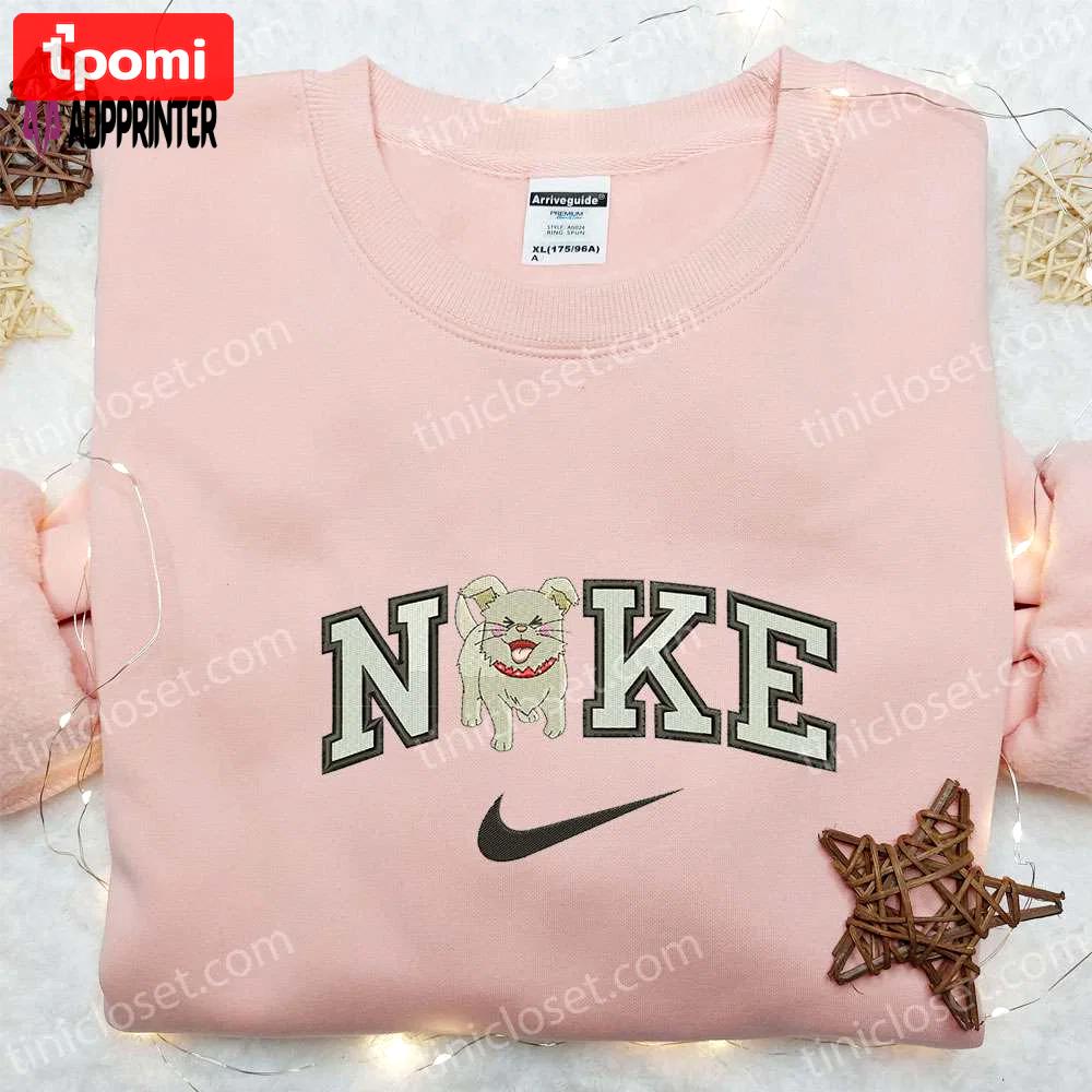 Maru dog x nike anime embroidered shirt: kimi ni todoke inspired design Embroidered Shirt