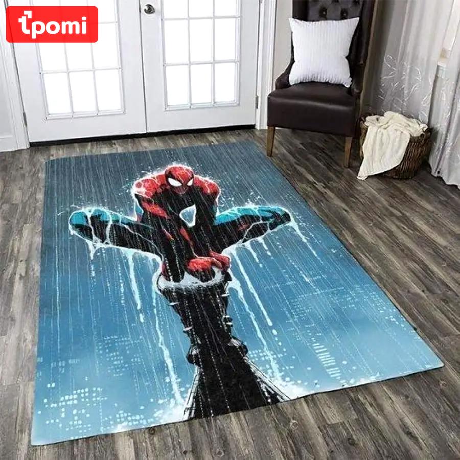 Marvel superhero spiderman area rug living room rug home decor movie ofd 311019 Rectangle Rug