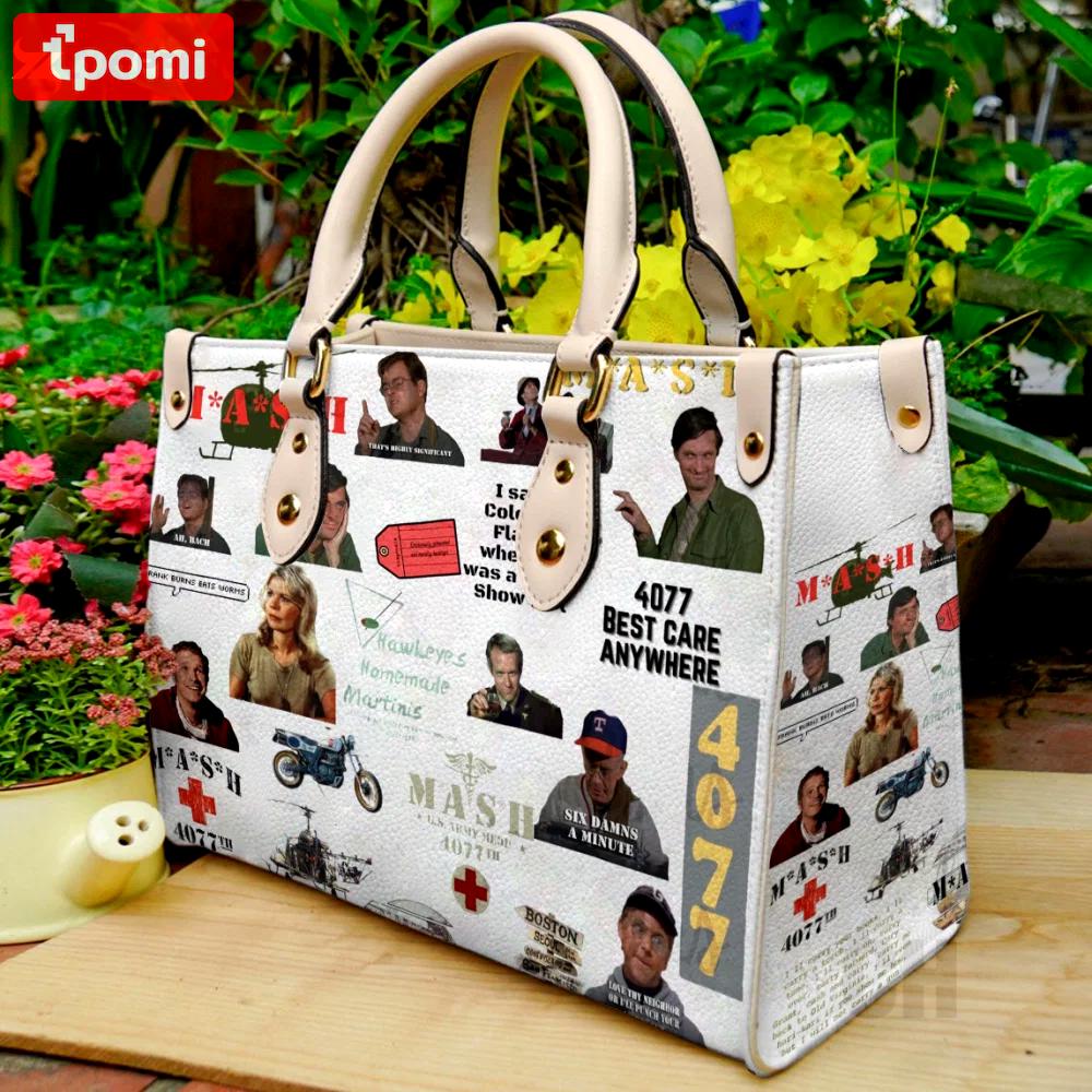 M*a*s*h leather hand bag gift for women’s day: stylish gift for women s day ch 127 Women Leather Hand Bag
