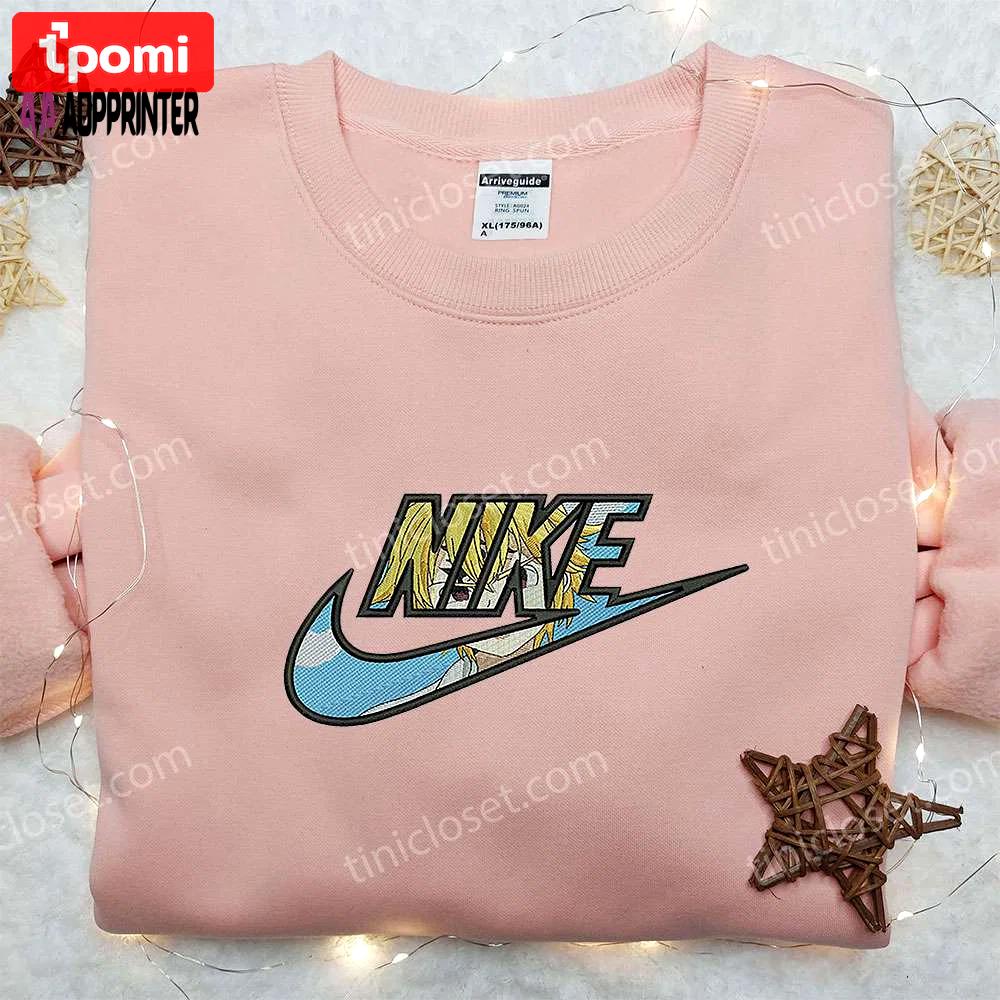 Meliodas x nike embroidered sweatshirt: the seven deadly sins shirt nike inspired design Embroidered Shirt