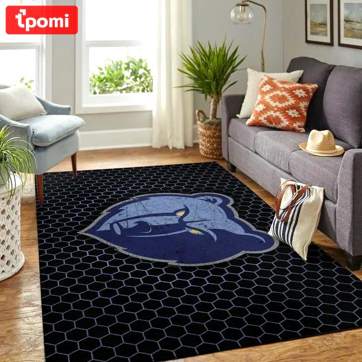 Memphis grizzlies nba area rugs living room christmas gift rug regtangle carpet Rectangle Rug