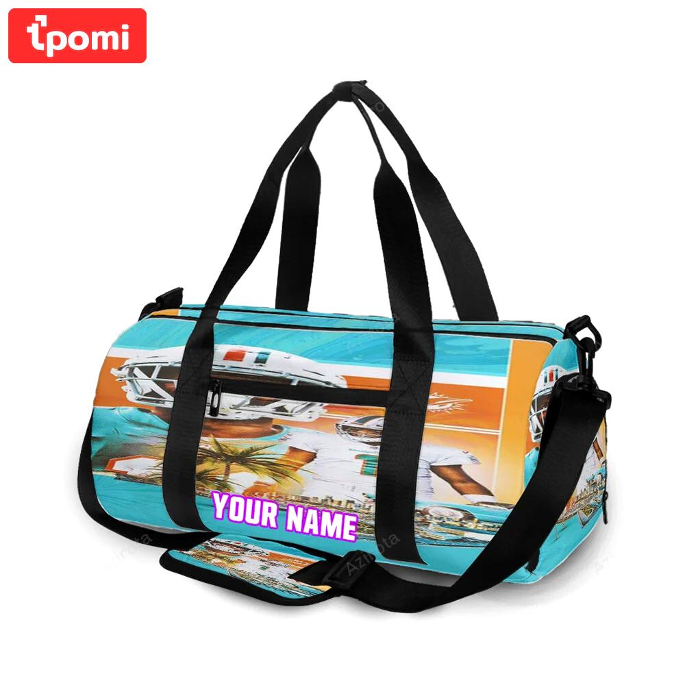 Miami dolphins players8 personalized name travel bag gym bag 1985 Travel Bag