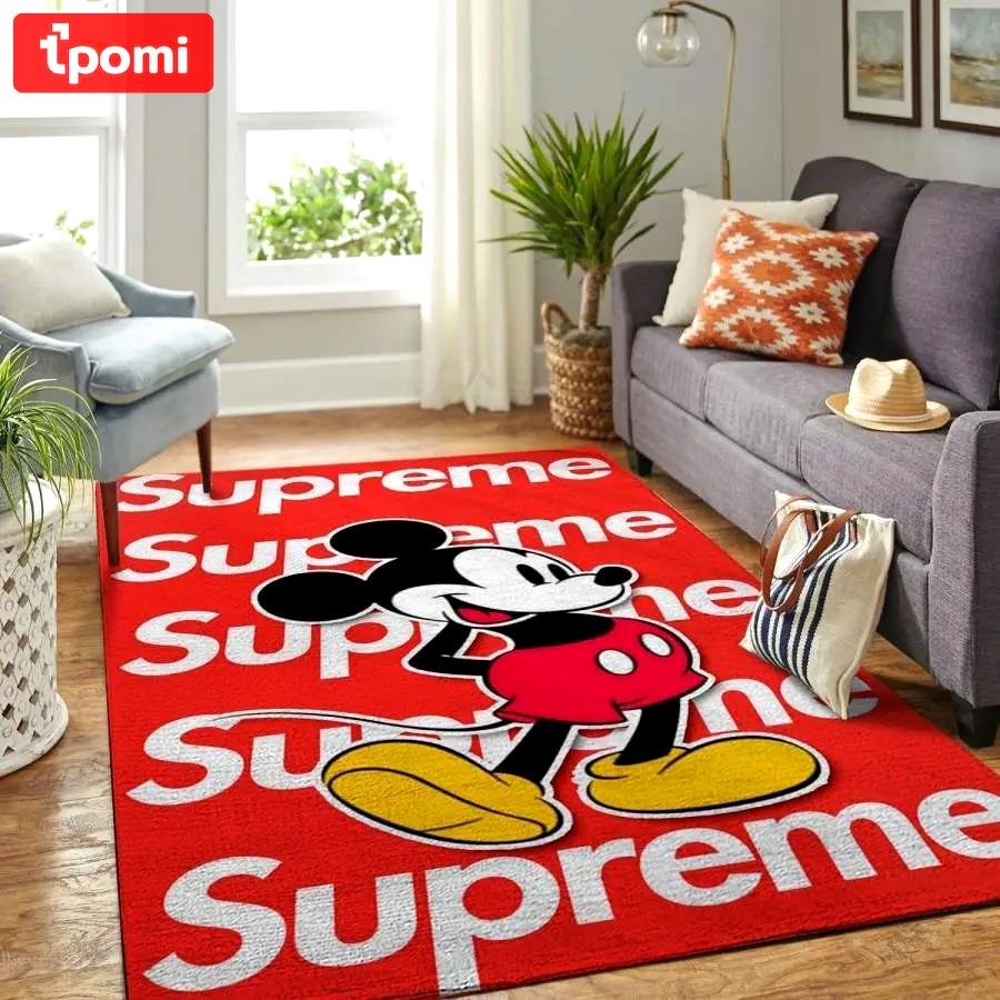 Mickey pattern print area rug living room rug home decor Rectangle Rug