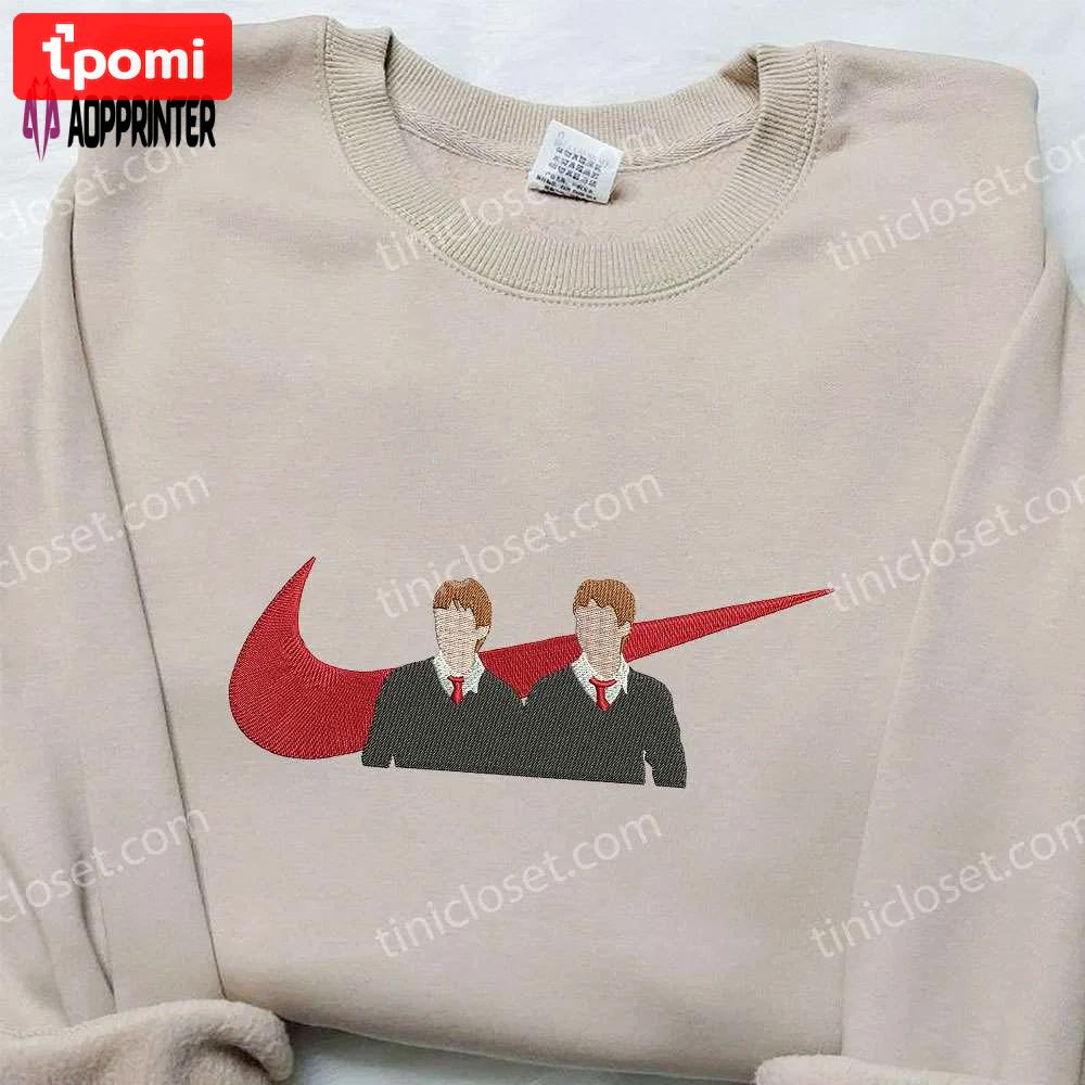 Minnesota twins x nike embroidered hoodie & mlb sport shirt nike inspired embroidered apparel Embroidered Shirt