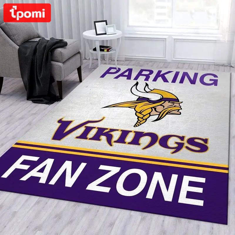 Minnesota vikings football nfl 24 living room bed room rug regtangle carpet Rectangle Rug