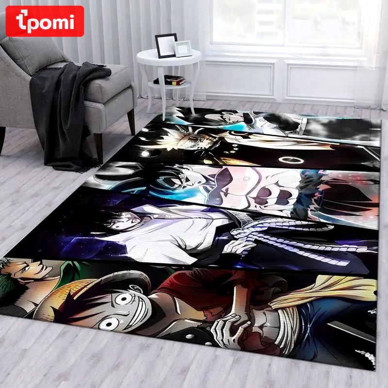 Mix anime area rug living room and bed room rug rug regtangle carpet floor decor home decor Rectangle Rug