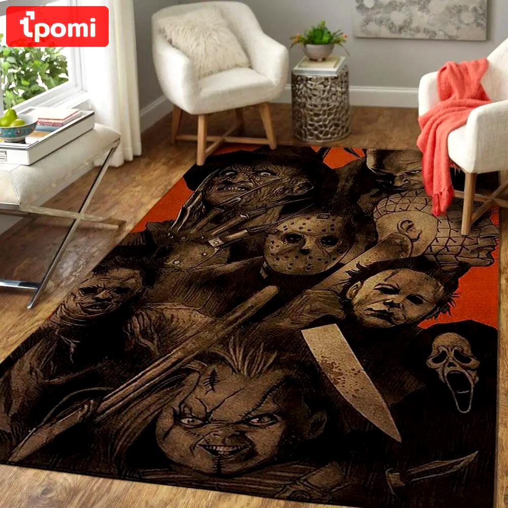 Murderverse for halloween area rug rug regtangle carpet floor decor home decor Rectangle Rug