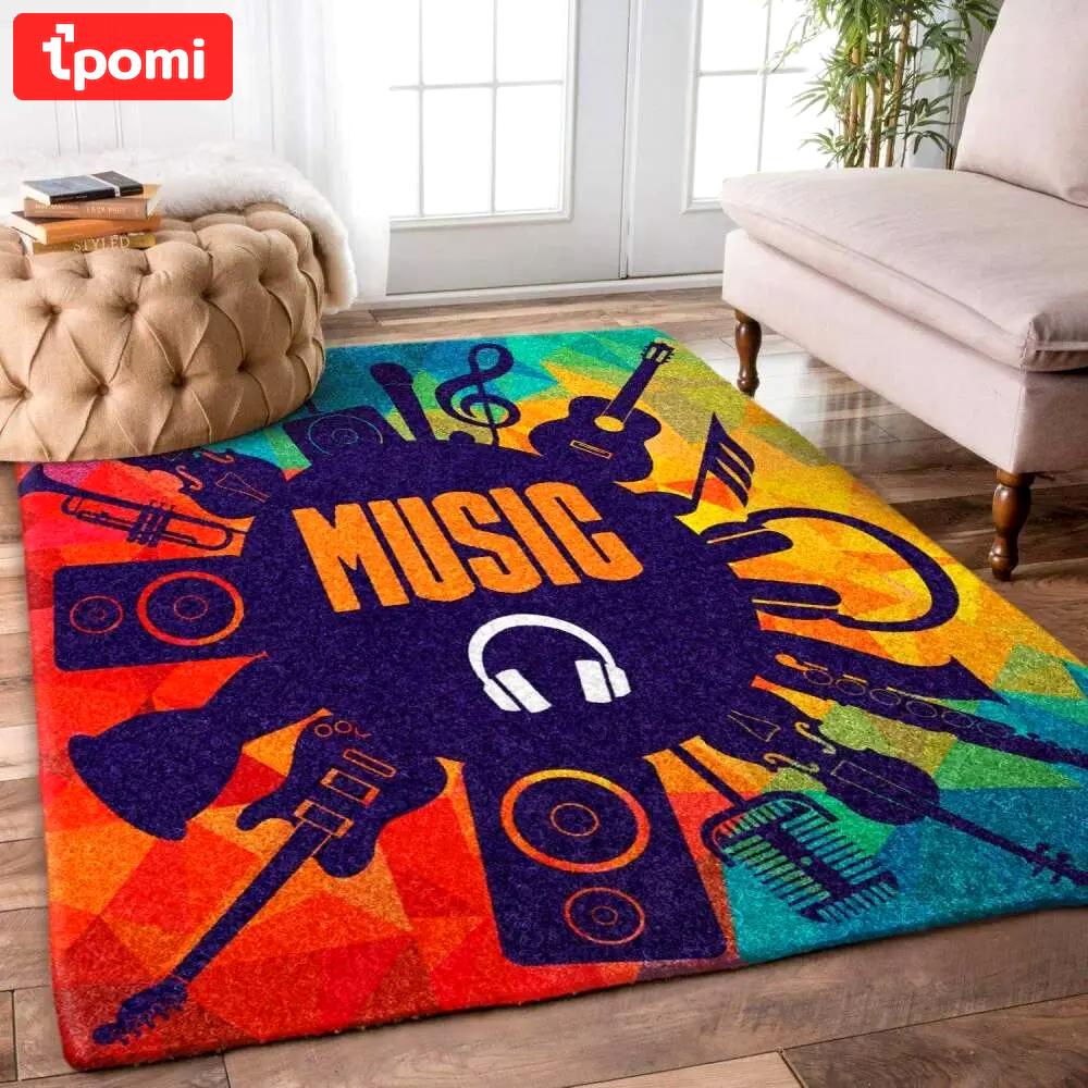 Music color rug rcdd81f19396 area rug living room carpet rug regtangle carpet floor decor home decor Rectangle Rug