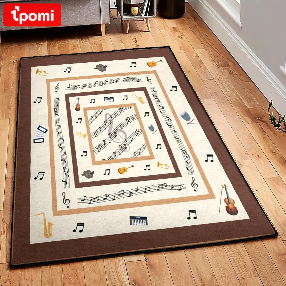 Music cool rugs, music theme rug Rectangle Rug