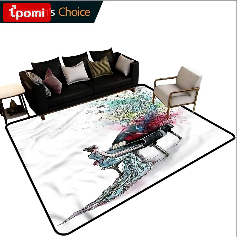 Musician rug rcdd81f37180 area rug living room carpet rug regtangle carpet floor decor home decor Rectangle Rug