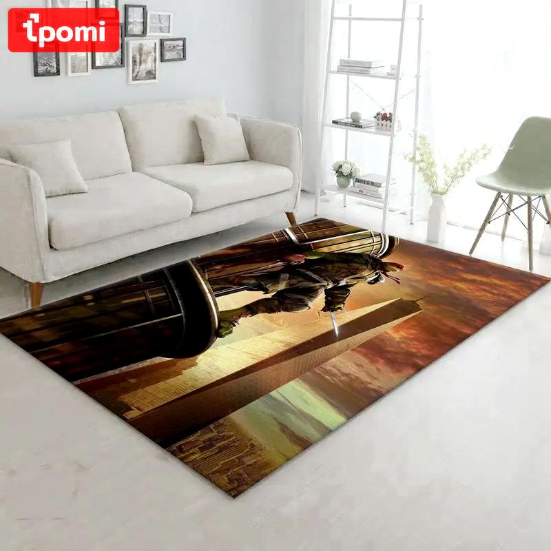 Mutant ninja turtles area rug living room and bed room rug rug regtangle carpet floor decor home decor Rectangle Rug