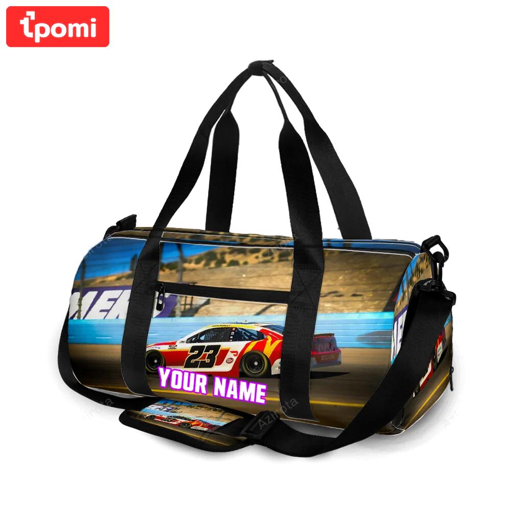 Nascar 23xi racing cars1 personalized name travel bag gym bag 1799 Travel Bag