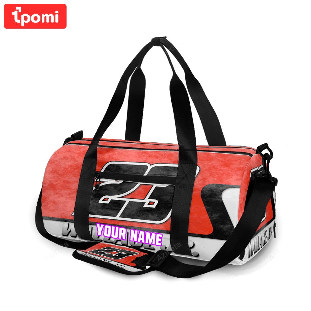 Nascar 23xi racing logo9 personalized name travel bag gym bag 21 Travel Bag