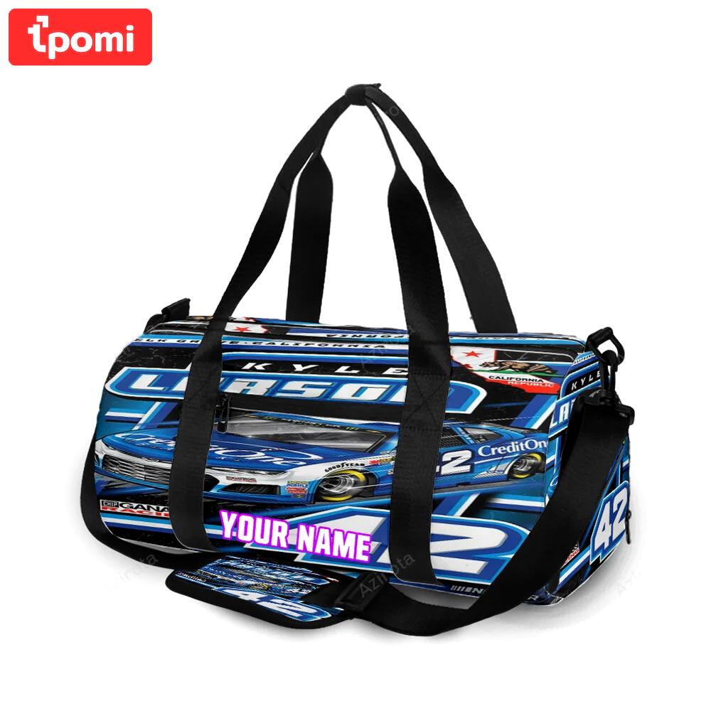 Nascar chip ganassi racing cars5 personalized name travel bag gym bag 263 Travel Bag