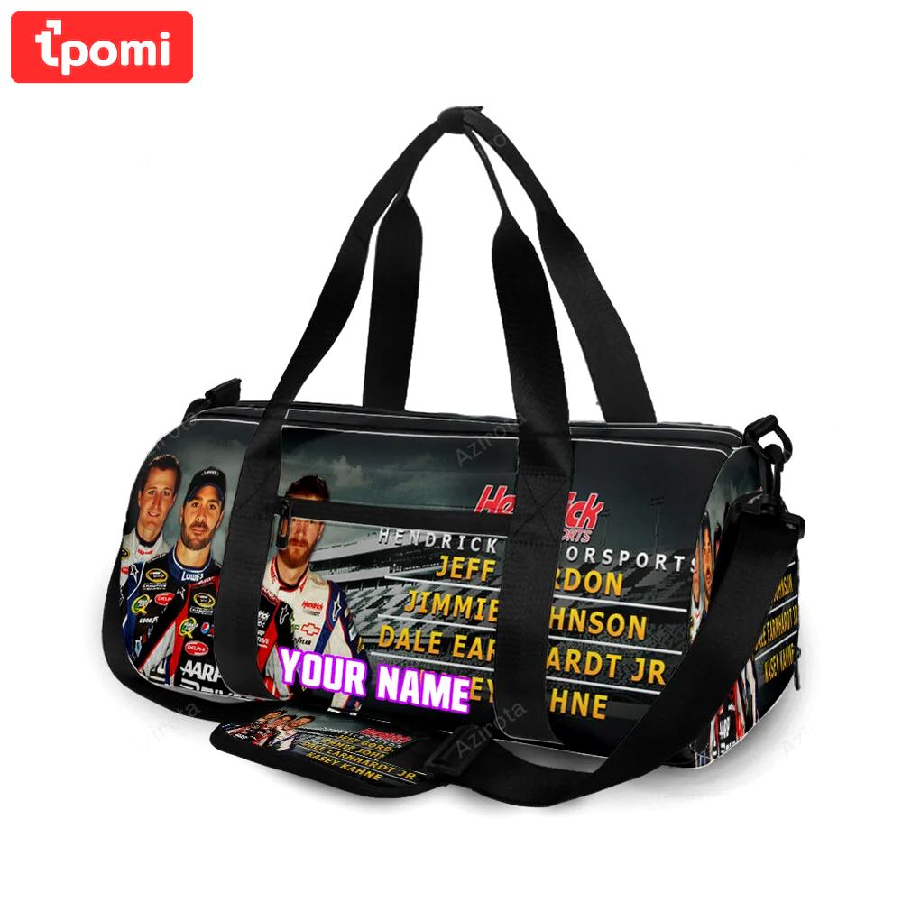 Nascar hendrick drivers2 personalized name travel bag gym bag 210 Travel Bag