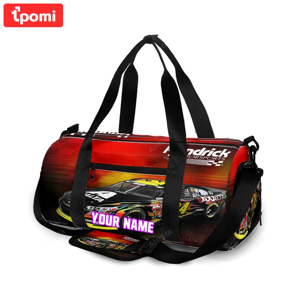 Nascar hendrick motorsports car11 personalized name travel bag gym bag 919 Travel Bag