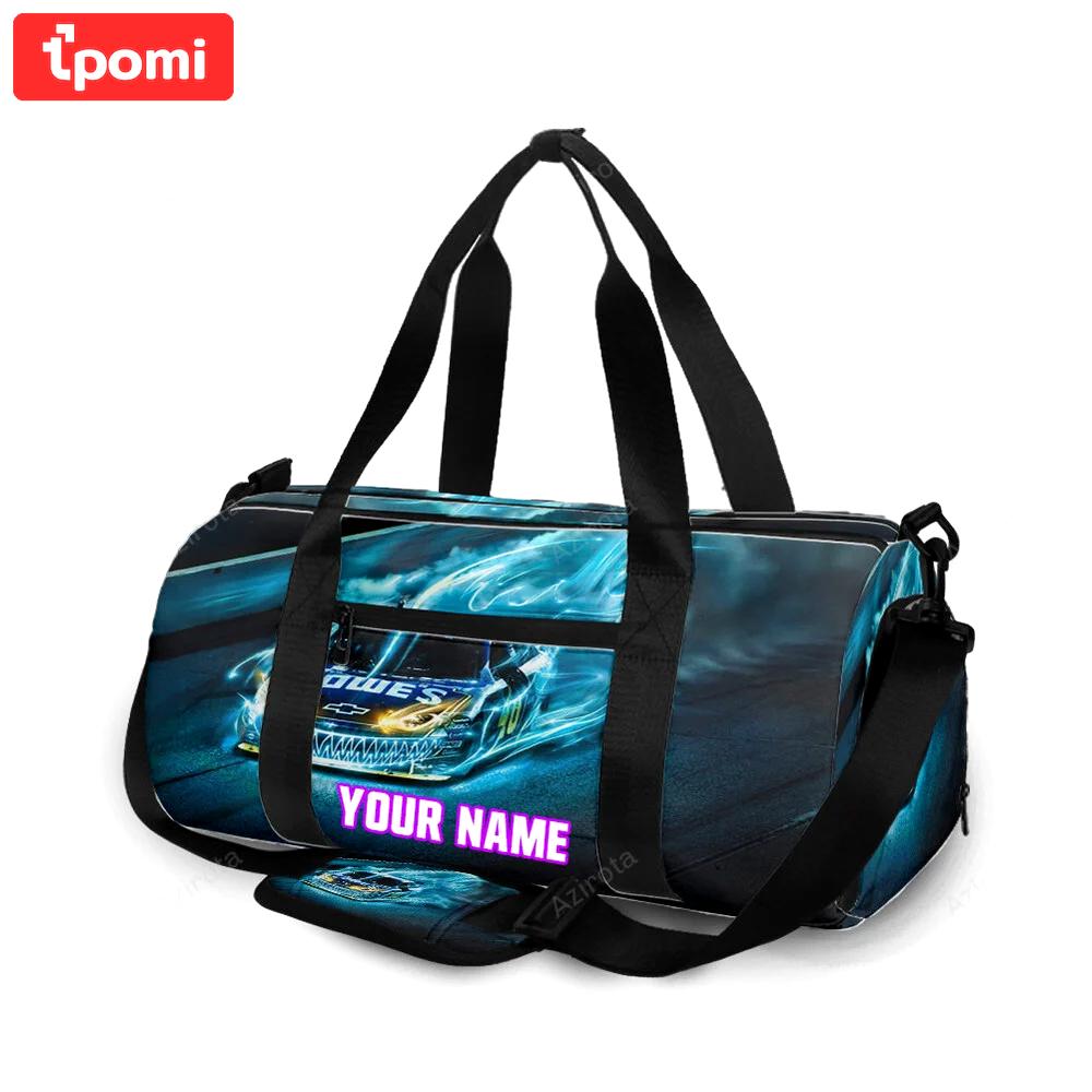 Nascar hendrick motorsports car21 personalized name travel bag gym bag 1778 Travel Bag