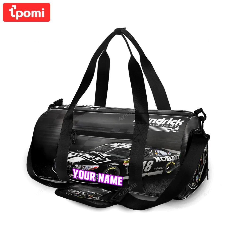 Nascar hendrick motorsports car4 personalized name travel bag gym bag 2129 Travel Bag