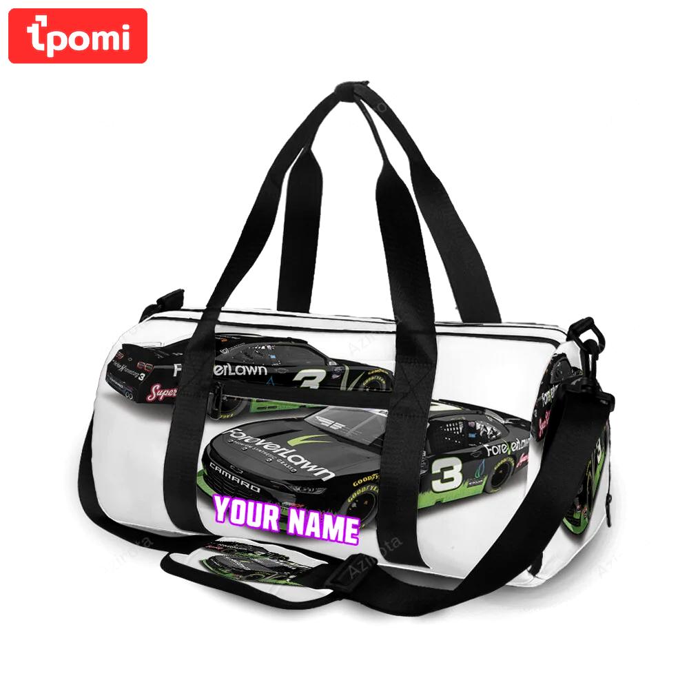 Nascar jd motorsport w gary keller car6 personalized name travel bag gym bag 1924 Travel Bag