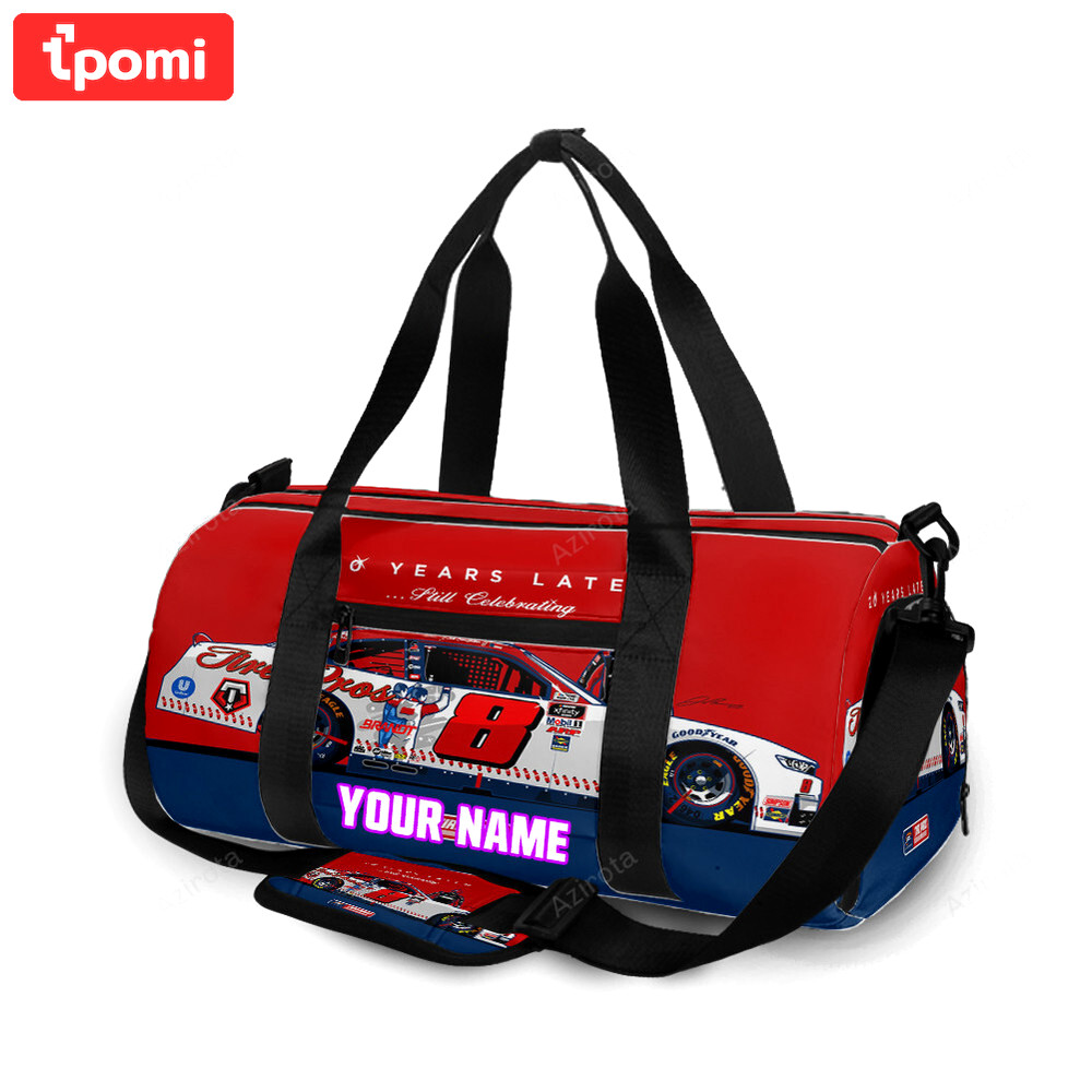 Nascar jr motorsports car1 personalized name travel bag gym bag 1765 Travel Bag
