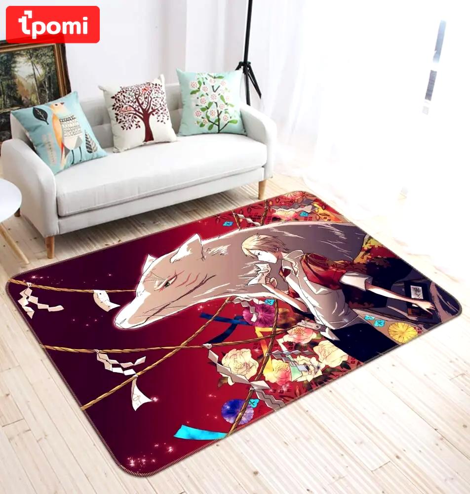 Natsume anime 8 area rug living room and bed room rug rug regtangle carpet floor decor home decor Rectangle Rug