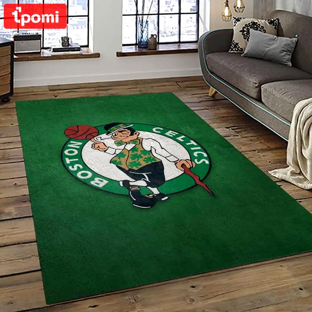 Nba boston celtics basketball team logo sport carpet area rug home decor best gift for friends bc57 Rectangle Rug