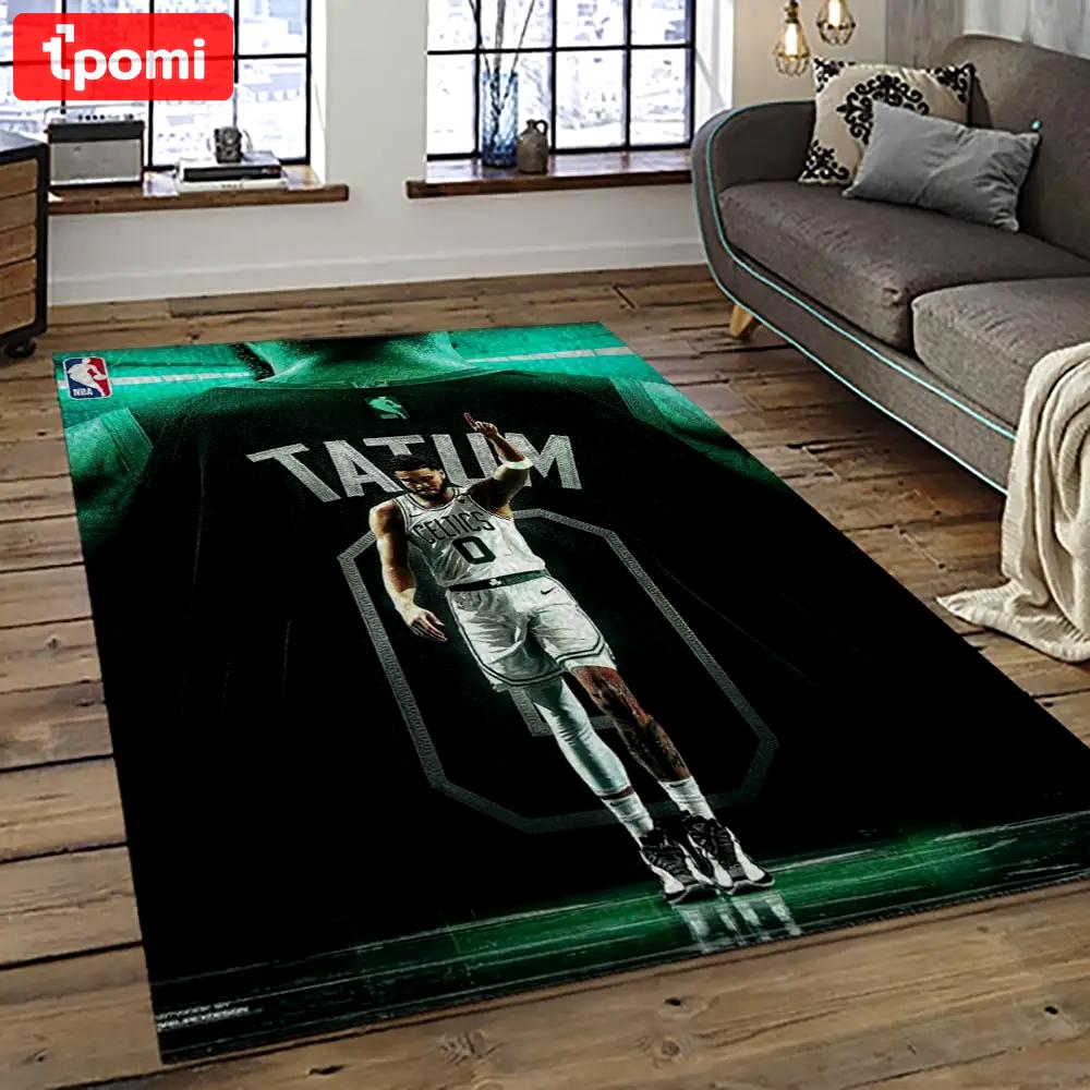 Nba boston celtics basketball team logo sport carpet area rug home decor best gift for friends bc73 Rectangle Rug