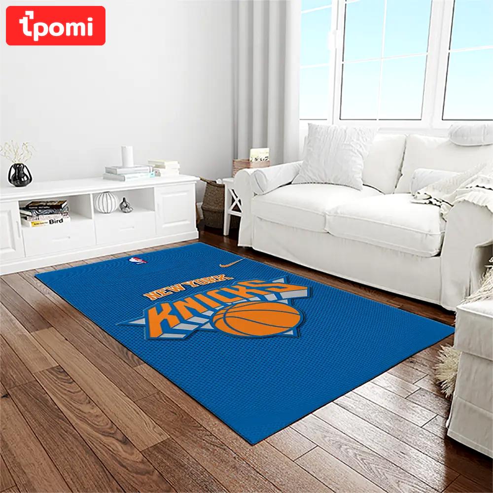 Nba new york knicks basketball team logo rectangle area rug nyk30 Rectangle Rug