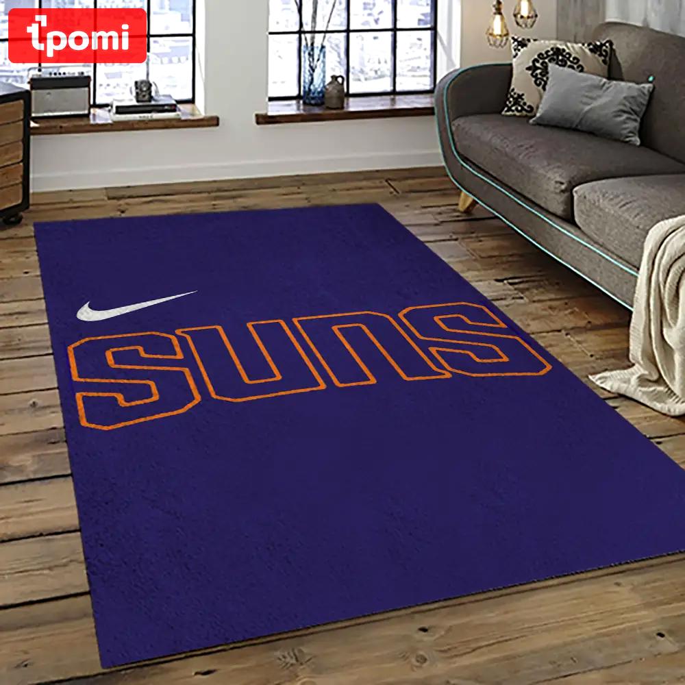 Nba phoenix suns basketball team logo sport carpet rectangle area rug for living room ps13 Rectangle Rug