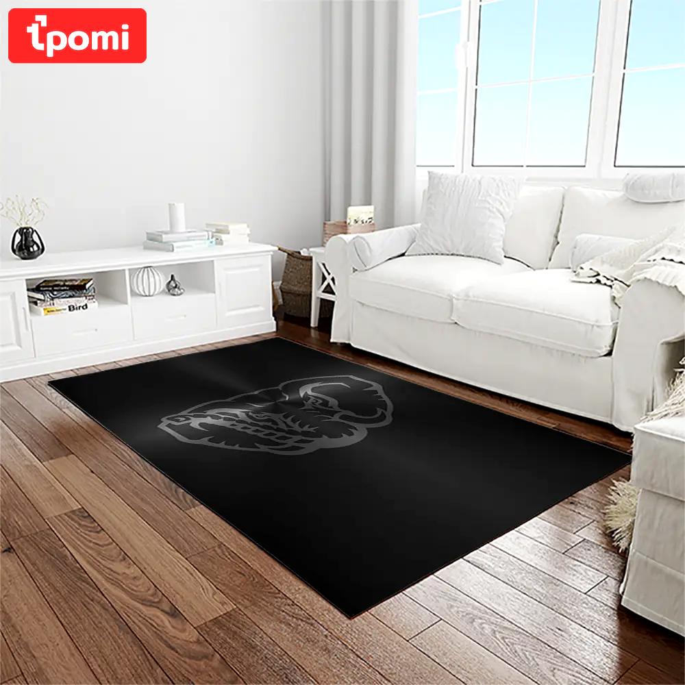 Ncaa alabama crimson tide college sport basketball and foolball team logo rectangle area rug act60 Rectangle Rug