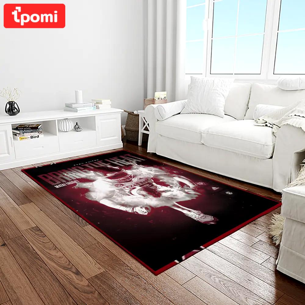 Ncaa texas a&m aggies college sport basketball and foolball team logo rectangle area rug tama54 Rectangle Rug