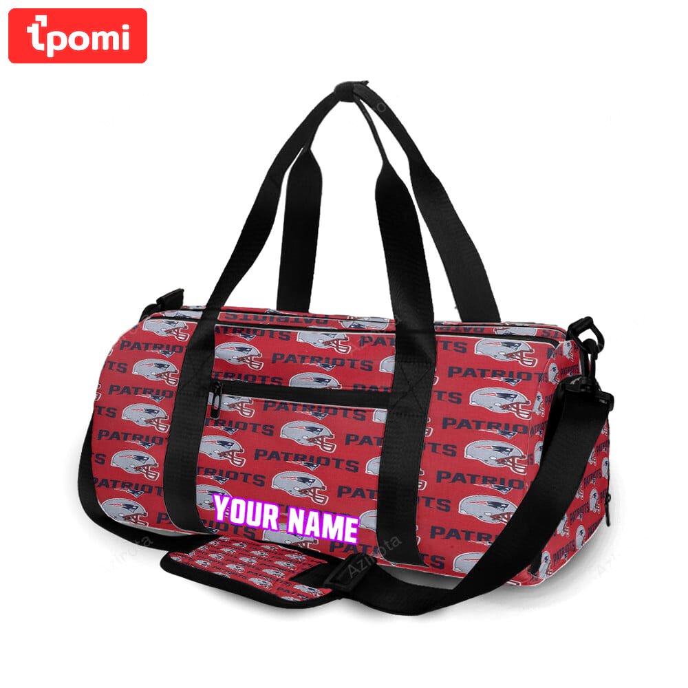 New england patriots8 personalized name travel bag gym bag 1773 Travel Bag