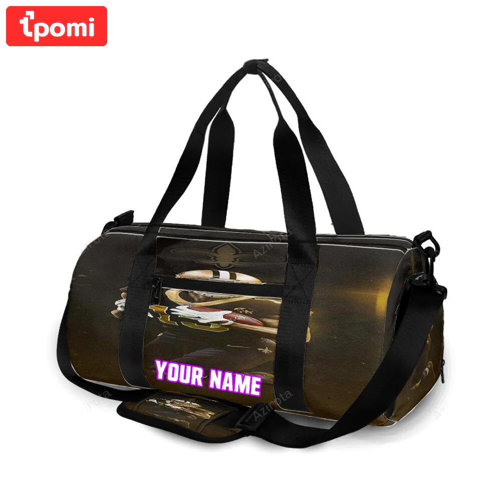 New orleans saints michael thomas4 personalized name travel bag gym bag 1719 Travel Bag