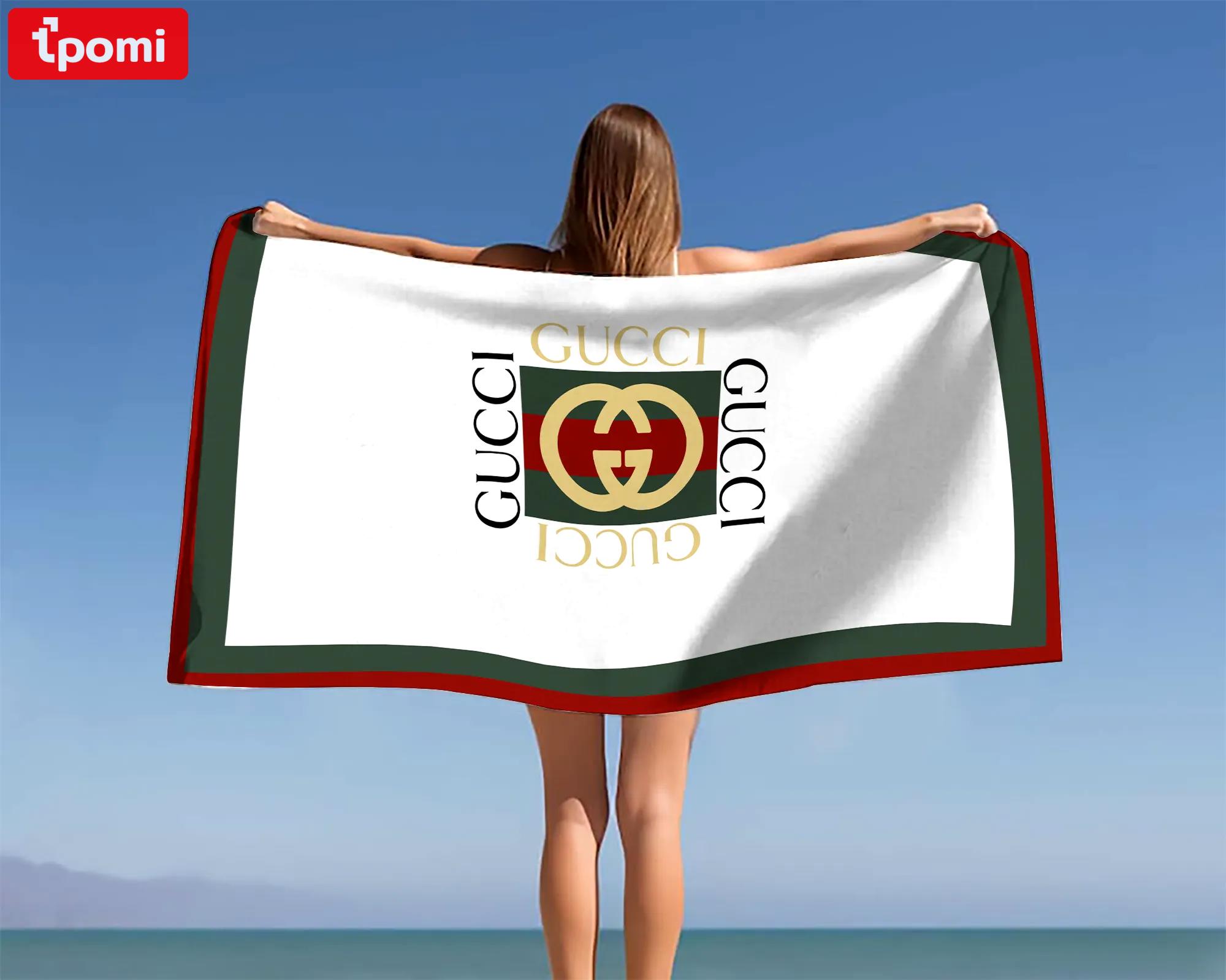 [new] premium gucci beach towel - summer 2025-2026 mrs-ryuj-gc137911