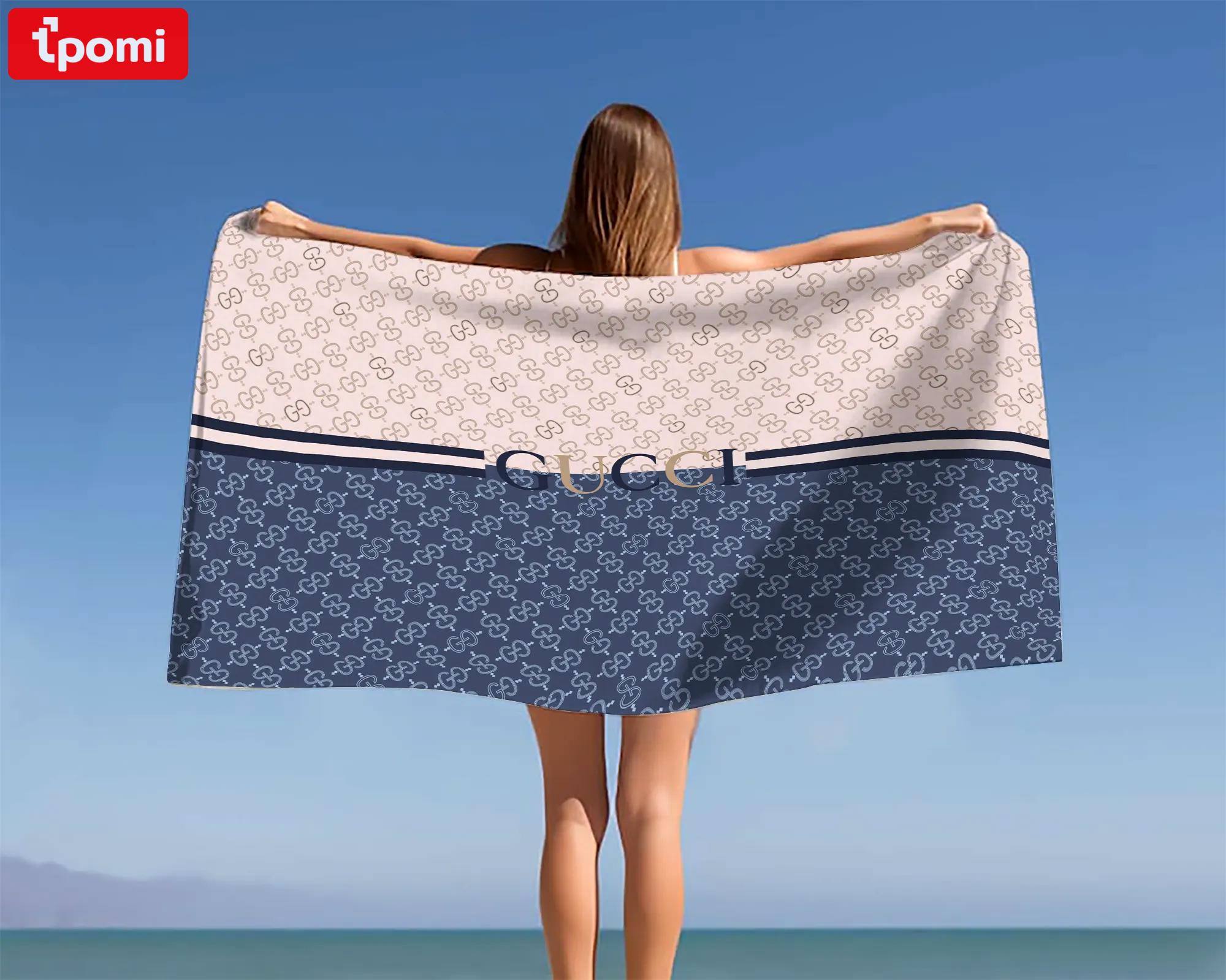 [new] premium gucci beach towel - summer 2025-2026 mrs-ryuj-gc137926