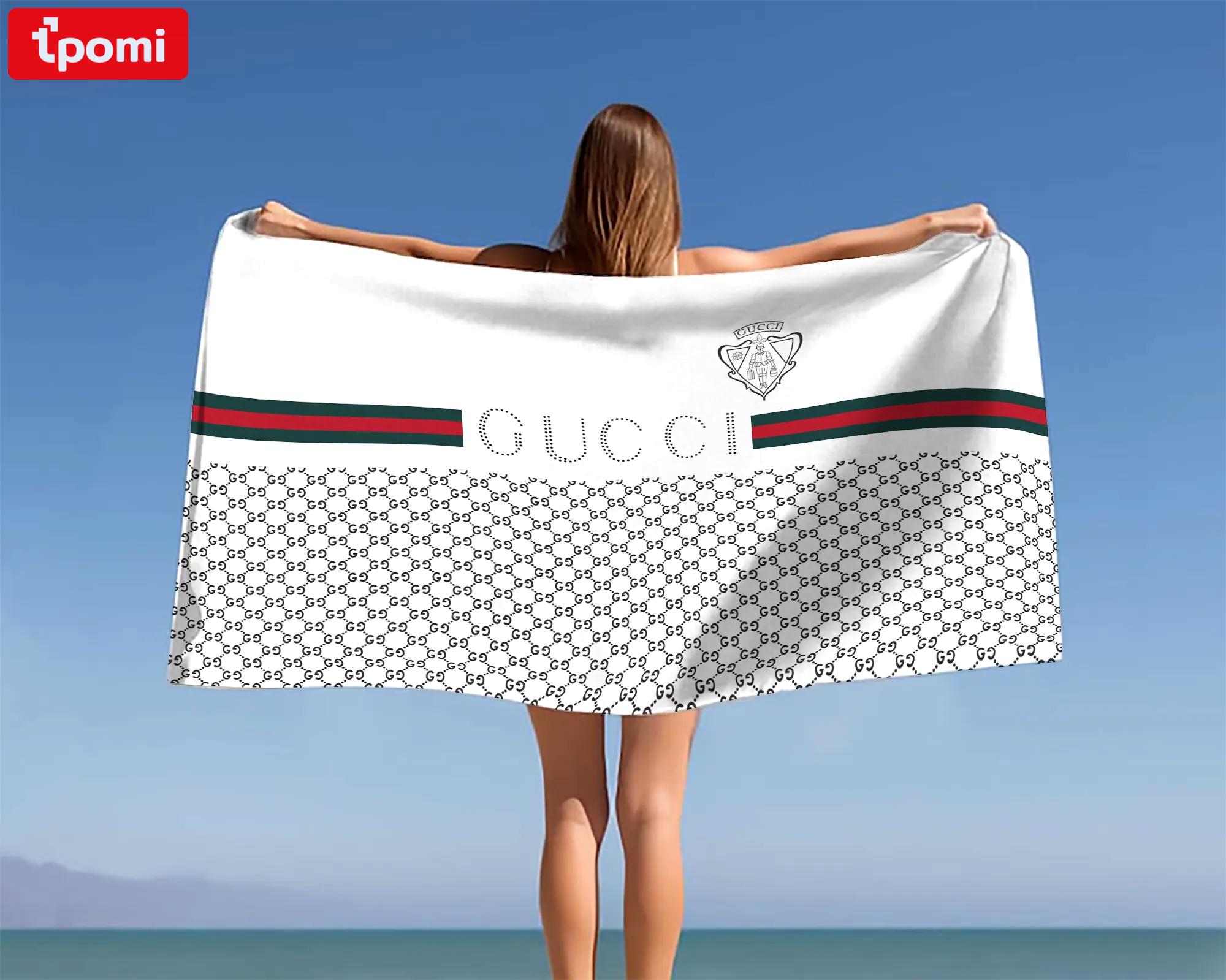 [new] premium gucci beach towel - summer 2025-2026 mrs-ryuj-gc137932