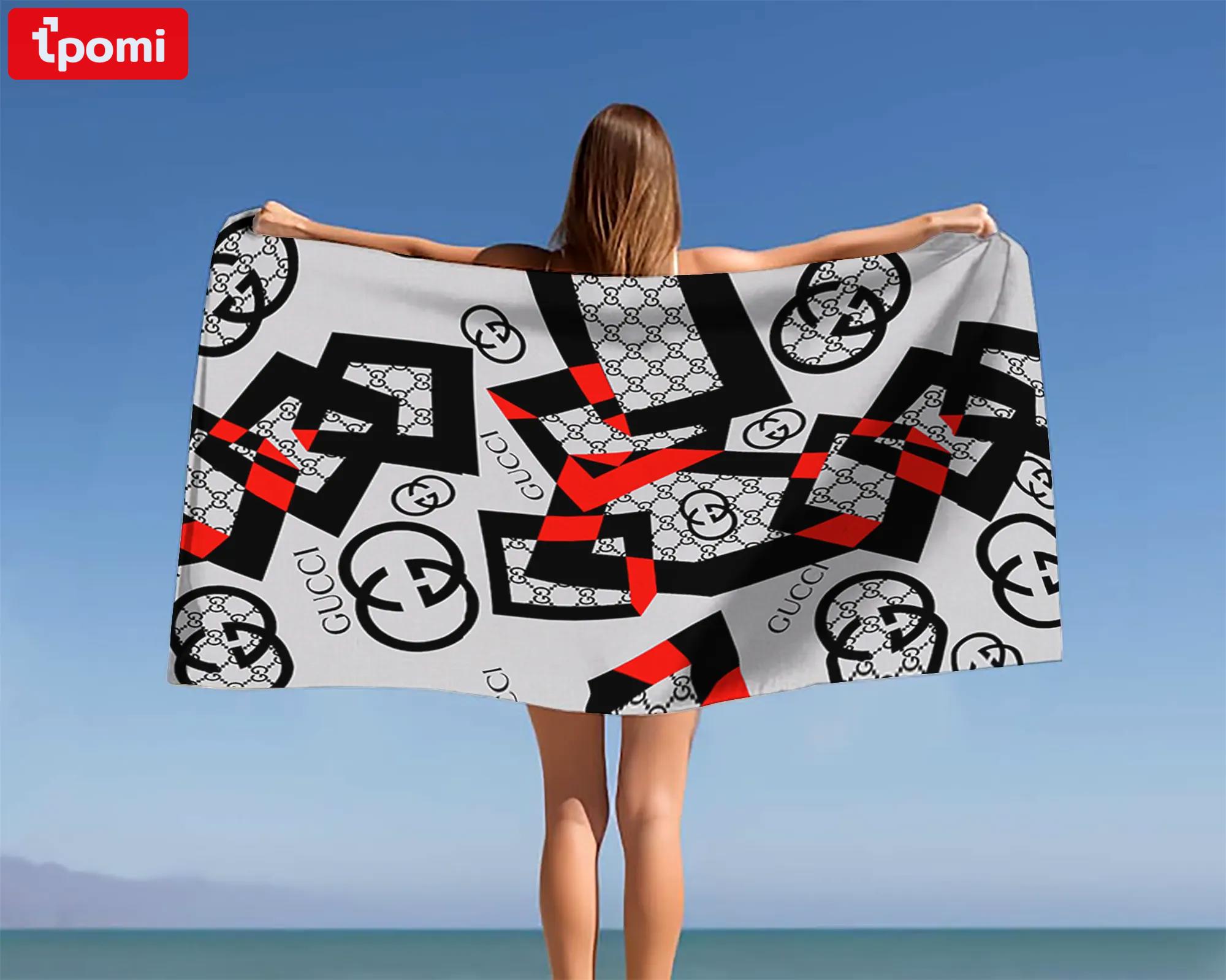 [new] premium gucci beach towel - summer 2025-2026 mrs-ryuj-gc137934