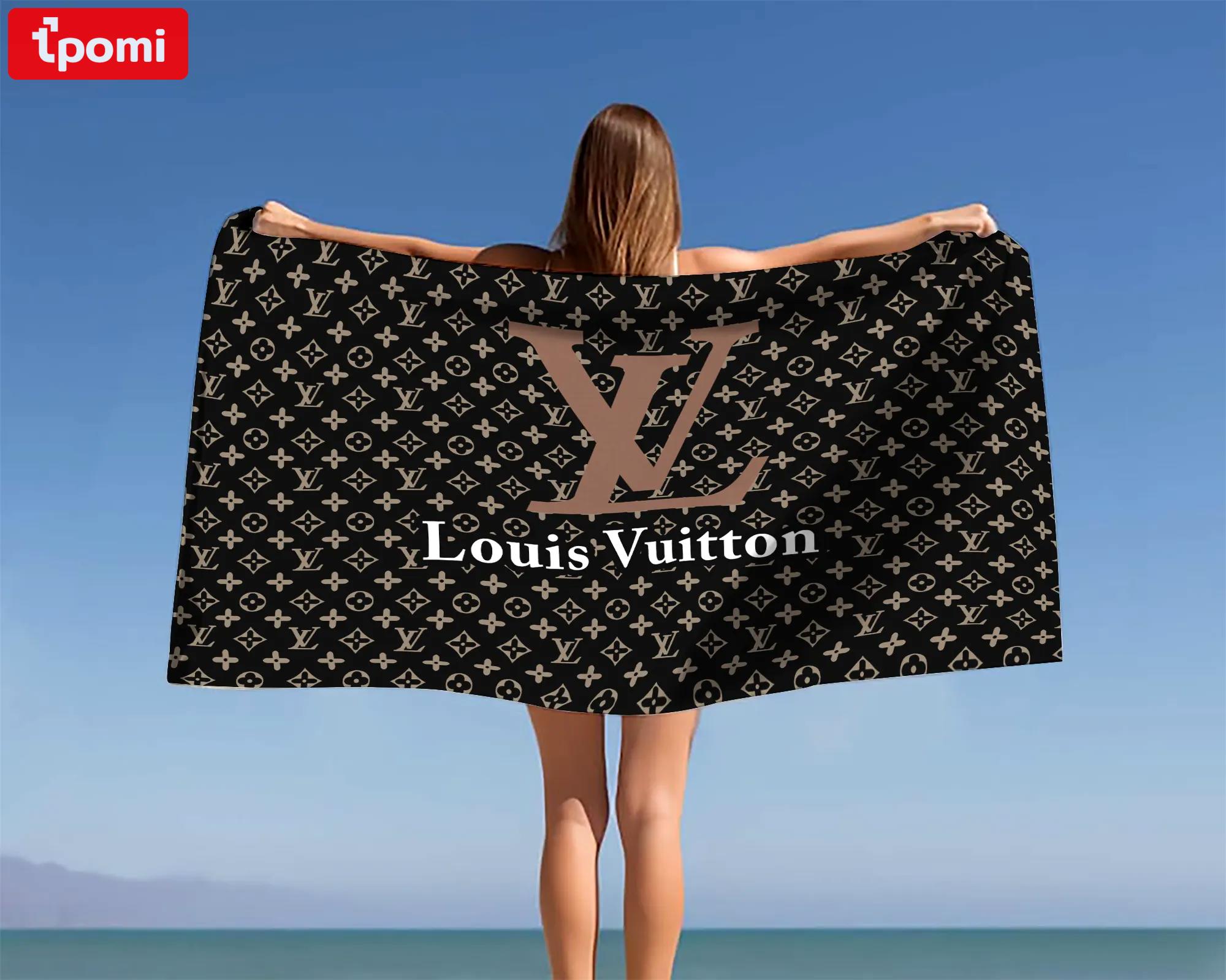 [new] premium louis vuitton beach towel - summer 2025-2026 mrs-ryuj-lv137915