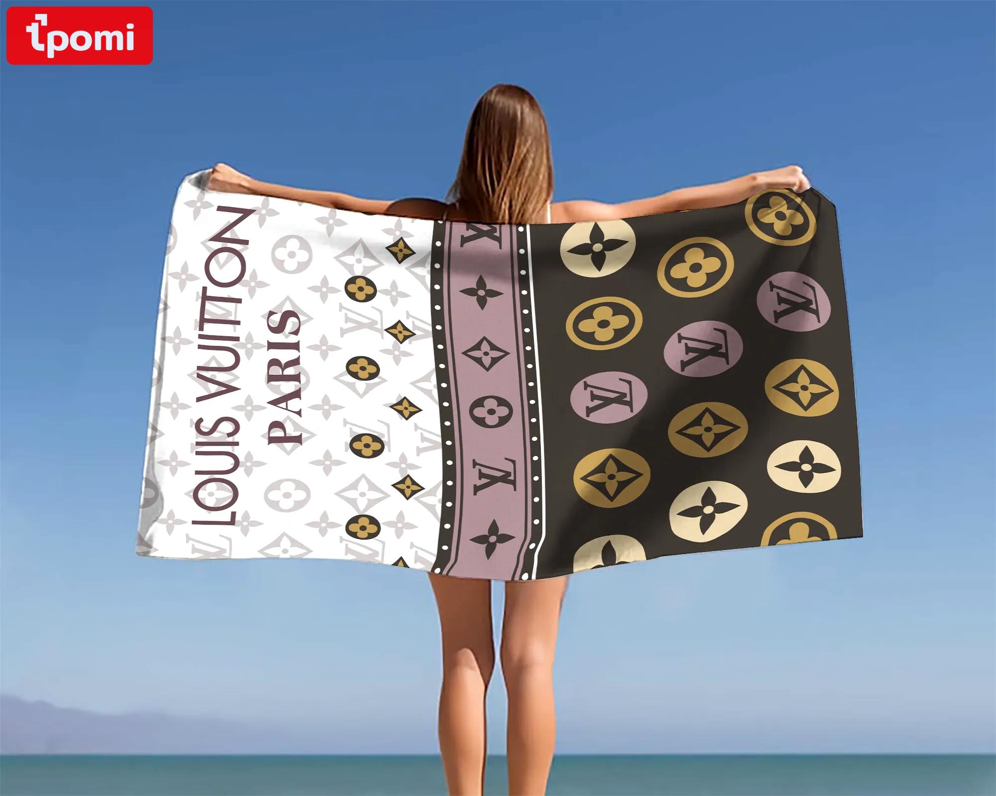 [new] premium louis vuitton beach towel - summer 2025-2026 mrs-ryuj-lv137919