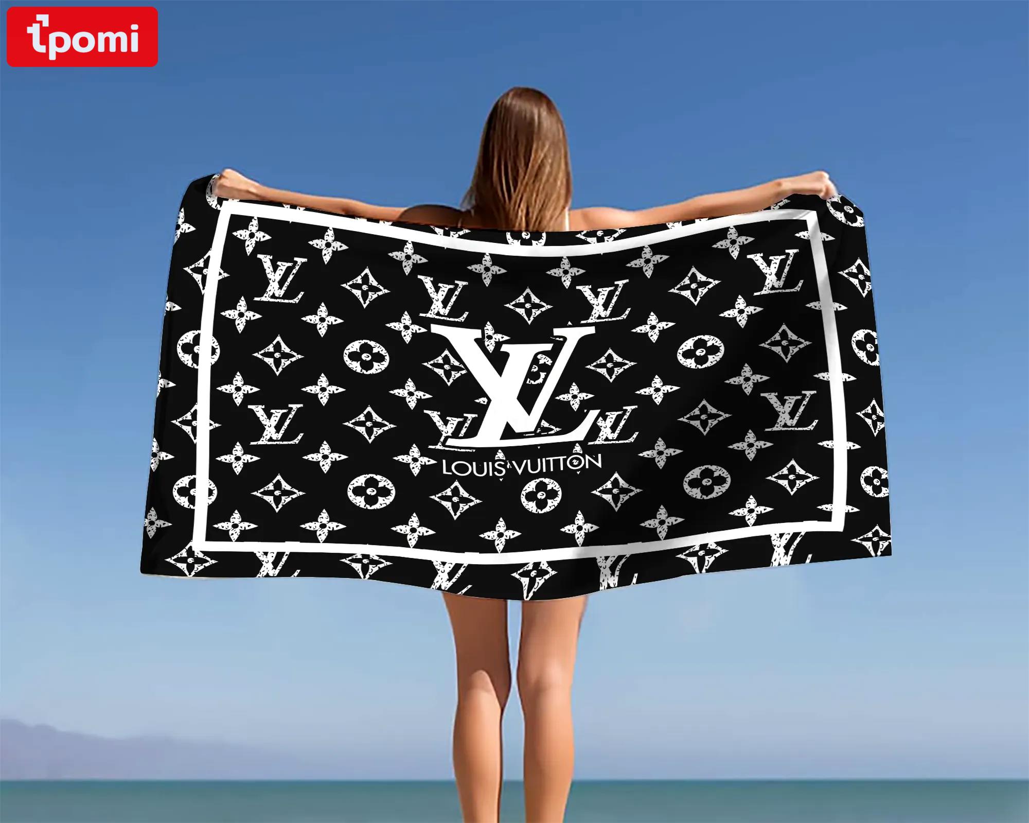 [new] premium louis vuitton beach towel - summer 2025-2026 mrs-ryuj-lv137923