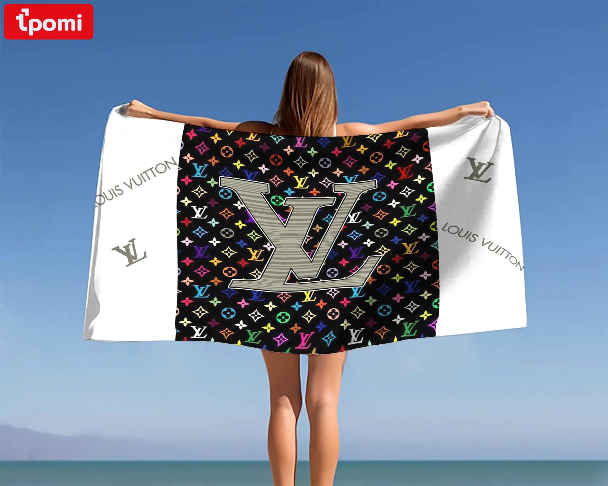 [new] premium louis vuitton beach towel - summer 2025-2026 mrs-ryuj-lv137924