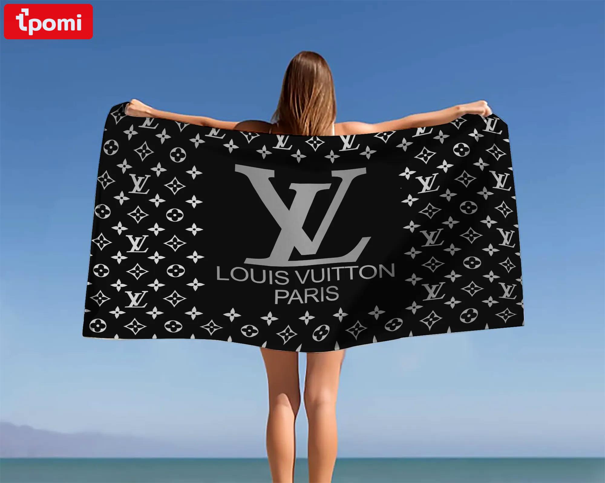 [new] premium louis vuitton beach towel - summer 2025-2026 mrs-ryuj-lv137925