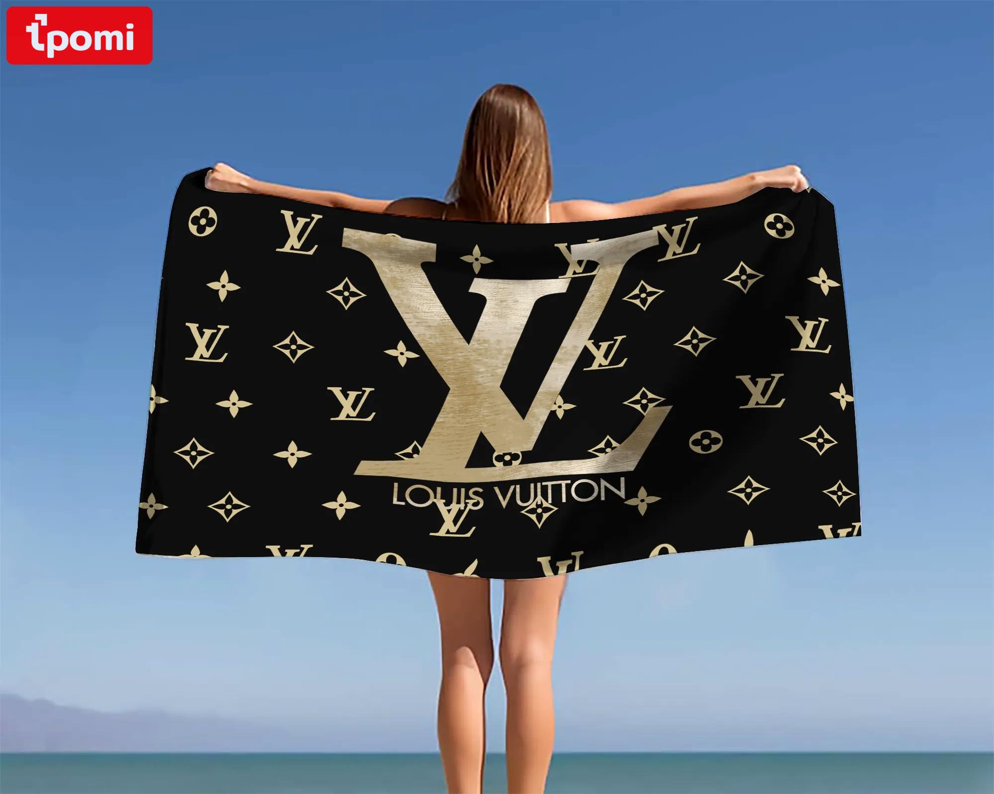 [new] premium louis vuitton beach towel - summer 2025-2026 mrs-ryuj-lv137928