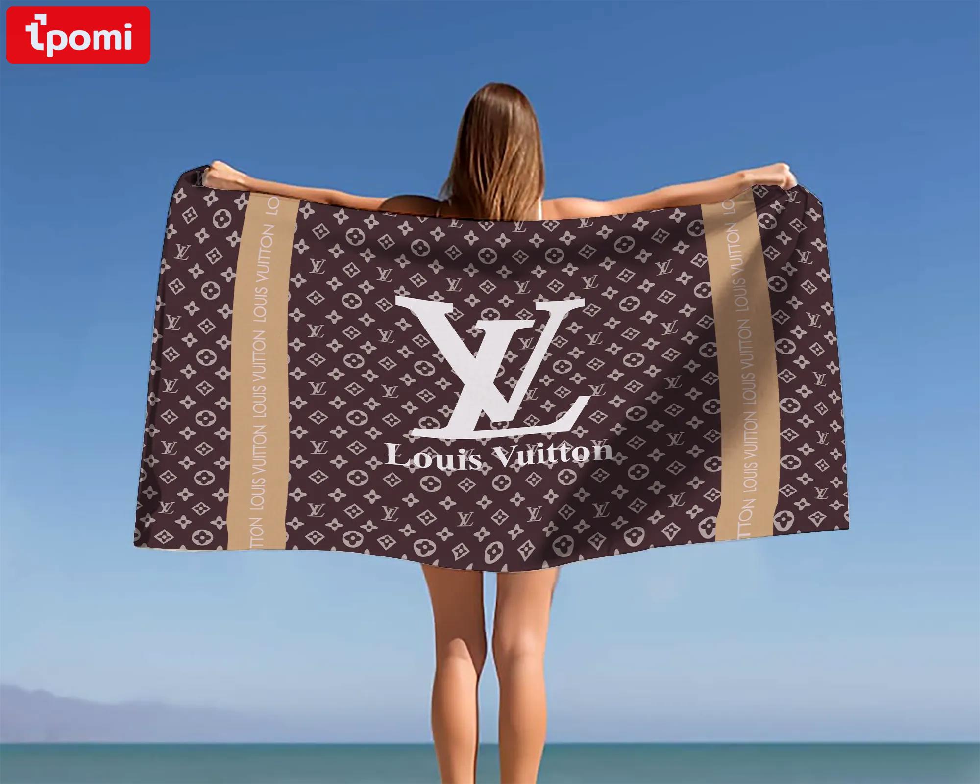 [new] premium louis vuitton beach towel - summer 2025-2026 mrs-ryuj-lv137931
