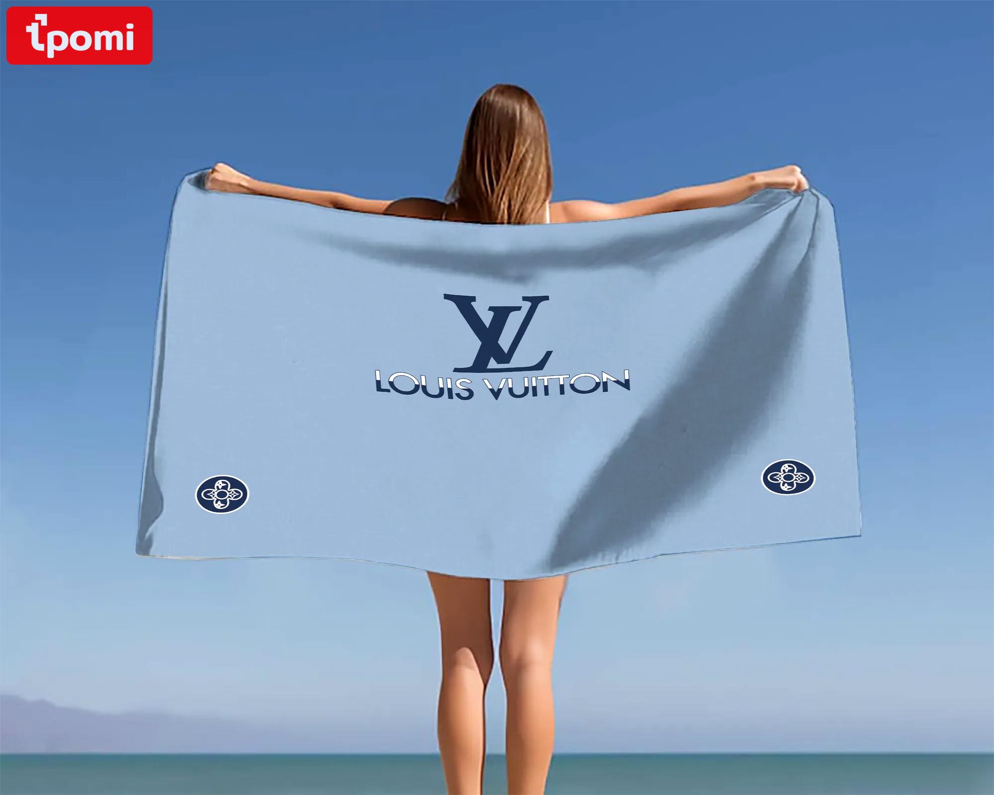 [new] premium louis vuitton beach towel - summer 2025-2026 mrs-ryuj-lv137934