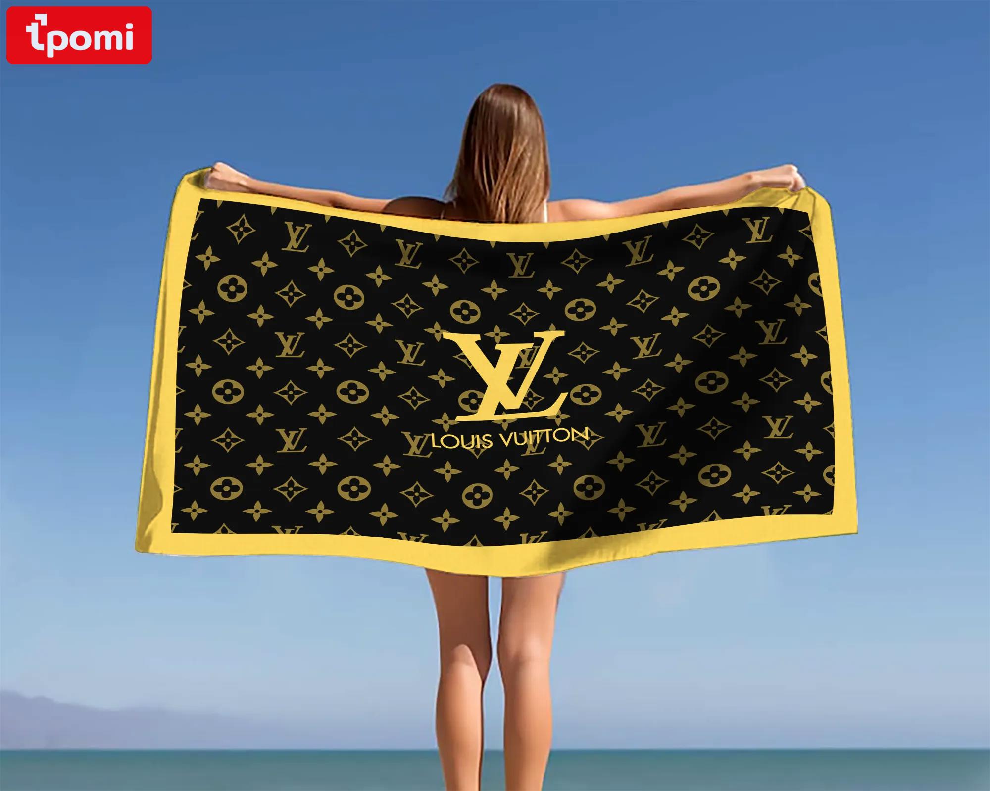 [new] premium louis vuitton beach towel - summer 2025-2026 mrs-ryuj-lv137935